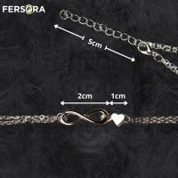 Pulsera para Mujer Infinito Corazón Ajustable Color Plata, Brazalete para el Día de la Madre, Cumpleaños, San Valentín, Regalo para Mujer, Amor Eterno y Amistad - details 7