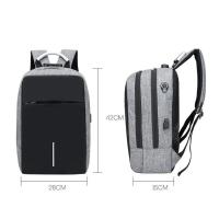 Mochila antirrobo con carga USB para hombre, bolsa impermeable de gran capacidad para viajes de negocios y ordenador portátil - details 4