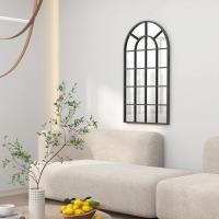 Espejo Decorativo de Pared 60x91 cm Espejo de Ventana de Metal para Salón Dormitorio Entrada Estilo Moderno Negro - details 28