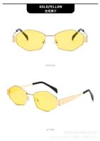 Gafas de sol hexagonales de moda para mujer 2025, diseño de marca de lujo, gafas de sol poligonales únicas, gafas de sol vintage con montura pequeña para hombre - details 23