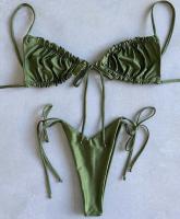 2020 traje de baño para mujer, bikini con tirantes, traje de baño liso de doble cara, bikini sexy, fiesta en la piscina, esencial, nuevo - details 28
