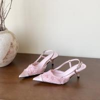 Diseño francés sentido nicho vestido negro tacones altos mujer stiletto estilo de hadas sandalias puntiagudas falda femenina - details 27