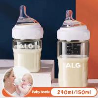 Botella de leche PP anticaída y anticólicos para bebé recién nacido de 0 a 3 años, botella para niños de 150ml a 240ml, botella opcional de tres colores - details 0