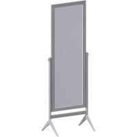 Espejo Rectangular de Longitud Completa, de pie, de Madera, Giratorio, para Dormitorio, Pasillo, cómoda, Color Negro - details 29
