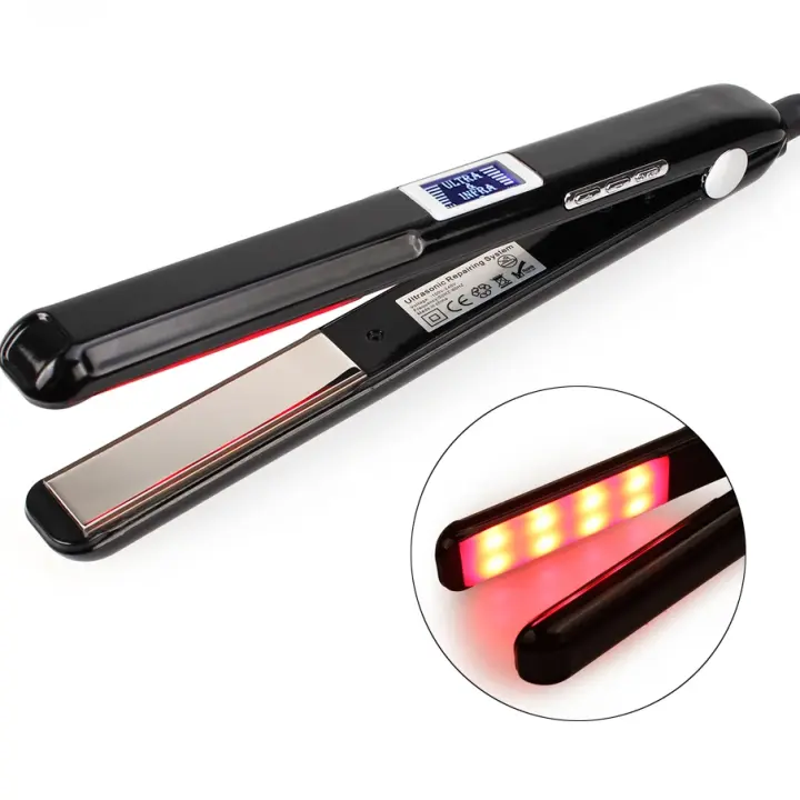 Plancha Ultrasónica Infrarroja para el Cuidado del Cabello Alisador de Cabello Dañado Secura - 1