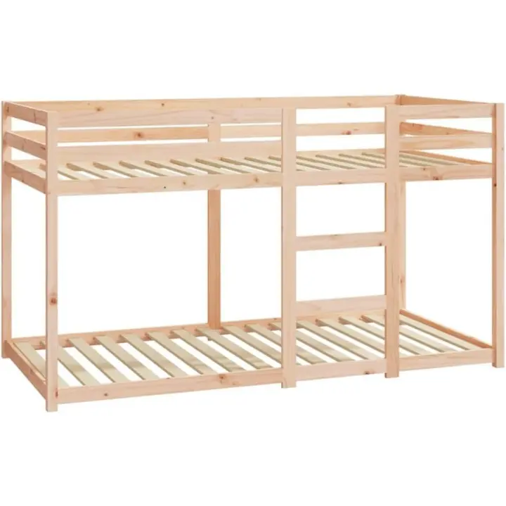 Litera sin colchón de madera maciza de pino 90x190 /200cm - 1