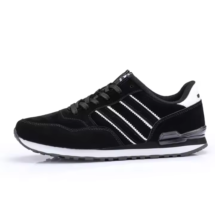 Zapatillas deportivas casuales de cuero para hombre, zapatillas de correr antideslizantes - 1