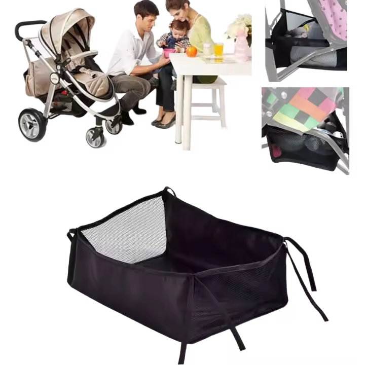 Bolsa organizadora portátil para bebé, accesorios para cochecito de bebé, cesta colgante - 1