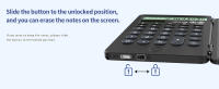 Calculadora Portátil NeWYeS con Notas Pantalla Grande de 12 Dígitos, Carga Solar, Para Oficina, Escuela, Estudiantes Material PVC/Plástico, Certificado CE - details 3