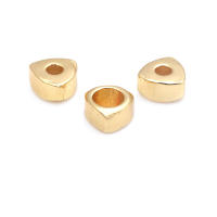 Pulseras de Triángulo de Latón Dorado 18K Abalorios de Espaciado para Hacer Joyería DIY - details 4