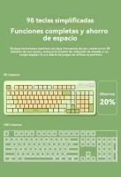 F3198 juego de teclado y ratón inalámbricos sensación mecánica conexión de tres modos teclado RGB juego oficina portátil - details 4