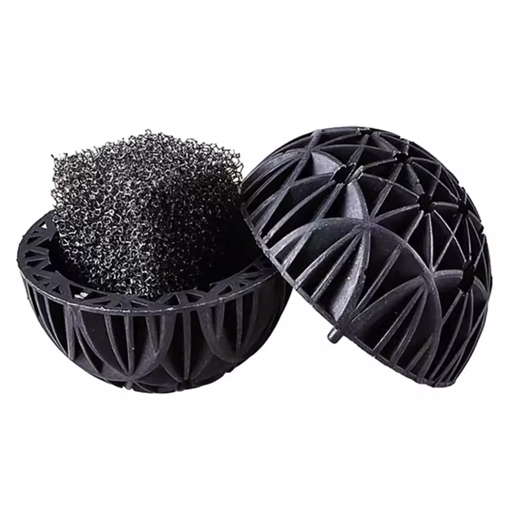 Bolas de filtro de acuario de 50 piezas, ligeras, fáciles de usar, para estanques y peceras - 1