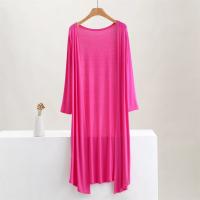 Cárdigan largo de algodón para mujer Suéter de manga larga, abrigo informal, prendas de vestir exteriores, 12 colores, verano y otoño - details 3