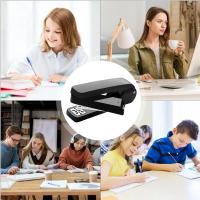 Grapadora de folletos, grapadora de escritorio giratoria, grapadora de escritorio giratoria de 360 ​​grados para encuadernación de folletos o libros para encuadernación de 50 páginas - details 4