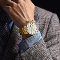 Reloj de Cuarzo CURREN 8427 Diseño de Negocios Elegante para Hombres Correa de Acero Inoxidable - details 10