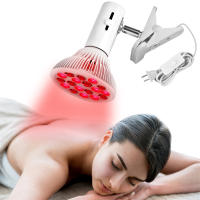 Lámpara de terapia de luz roja con bombilla de 18 LED, dispositivo de terapia de luz infrarroja Facial para uso doméstico - details 0