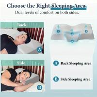Almohada de soporte para hombro de espuma viscoelástica para dormir, cojín ortopédico para dormir, 1 unidad - details 6
