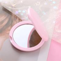 Esfuerzo de Belleza Portátil Espejo de Maquillaje Plegable Mini Doble Cara Color Crema - details 4