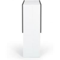 Mesa plegable para 2-4 personas, madera, blanco, madera de haya, 103 x 76 cm - details 14