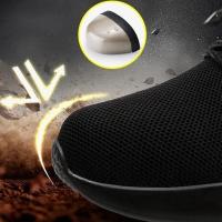 Zapatos De Seguridad Con Punta De Acero Para Hombres Y Mujeres Respirables Y Duraderos Zapatos De Trabajo Con Fibra De Kevlar Tallas Grandes 36-49 - details 3