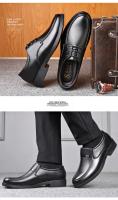 Zapatos de vestir para hombre, zapatos formales de piel italiana de cuero Original para hombre, zapatos masculinos sociales de lujo informales elegantes para negocios - details 1