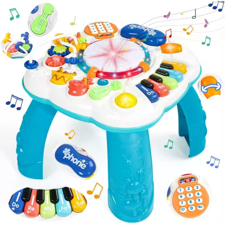 Juguete Musical para Niños Pequeños Tablero Educativo con Sonido y Luces - 1