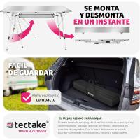 Mesa de Camping Plegable de Altura Ajustable Aluminio con Topes Ideal para Jardín, Balcón, Picnic - details 5