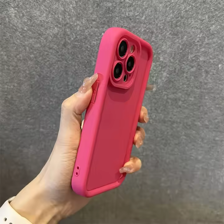 Funda de Teléfono de Plástico Ligera Anti-Caída, Absorción de Choques, Cojín de Aire para iPhone 15, 14, 13, 12, 11 Pro Max Plus Accesorios Electrónicos Portátiles - 1