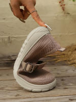 Zapatos Casuales para Mujer Slip-Ons, Transpirables y Cómodos Zapatos Deportivos, Versátiles para Caminar sobre Suela Suave - details 10