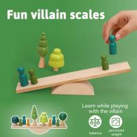 Rompecabezas educativo Montessori para niños, juego de Rayo de equilibrio para bebés, juguetes de bloques de construcción - details 7