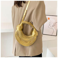 Nuevo Bolso de mano tejido a mano para pan y fideos, con cable eléctrico, para hombro, - details 32