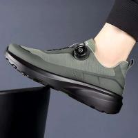 Zapatillas de deporte para escalada en roca para senderismo al aire libre, botas transpirables impermeables, zapatos de invierno para senderismo para hombre - details 2