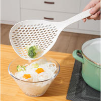Cuchara coladora de mango largo, 1 cuchara ranurada de color sólido con orificio para colgar, utensilios de cocina, herramienta de cocina, accesorios de cocina, verano para regalo, utensilios de cocina modernos - details 0