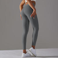 -Leggings de yoga sexys para mujer, pantalones de cintura alta para entrenamiento, gimnasio, correr - details 10