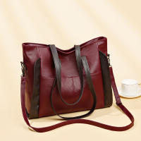 Bolso de piel sintética con asa superior para mujer, bandolera femenina de gran capacidad, diseño de lujo - details 2