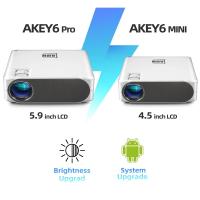 AUN-proyector AKEY6 1080P, 4K, WIFI, inalámbrico, misma pantalla, Android 9,0, cine en casa inteligente - details 8