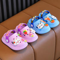 Sandalias para niñas, bebés de conejo antideslizantes con suelas suaves para uso interior de verano, zapatillas frescas de suela blanda para niños - details 5