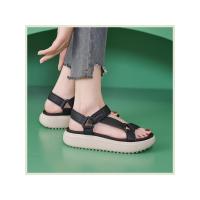 Nuevo 2025 sandalias jóvenes, deportes casuales, plataforma cómoda, Velcro, zapatos de mujer de gran tamaño - details 8