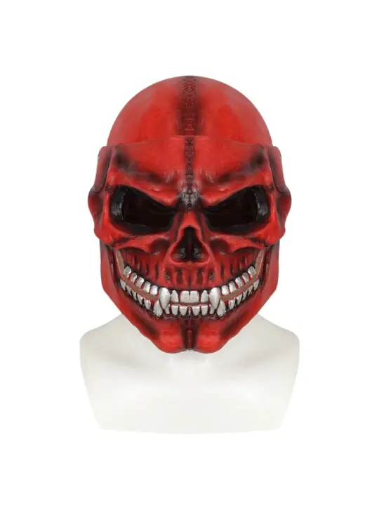 Máscara de casco de calavera de Halloween, cubierta de casco de cabeza completa, máscara de calavera completa - 1