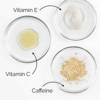 Crema para ojos con cafeína para antienvejecimiento, ojeras, bolsas, hinchazón. Gran tratamiento para levantar los ojos y reafirmar la piel debajo de los ojos - details 1