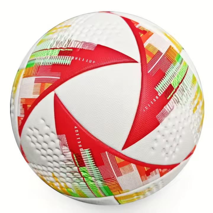 Balón De Fútbol Duradero De Tamaño 5, Balón De Fútbol Sin Costuras Para Entrenamiento Y Competición Con Bolsa De Hilo Y Aguja - 1