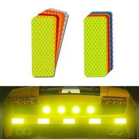 10 Uds. Para parachoques de coche, cinta de advertencia, pegatinas reflectantes seguras - details 0