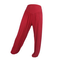 1 Uds. Pantalones de baile deportivos de Yoga suaves de algodón informales sueltos elásticos para mujer a la moda - details 26