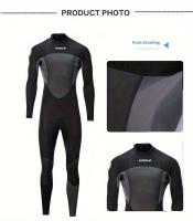 Traje de neopreno de cuerpo completo para hombre, Traje de buceo de manga larga, traje de baño de protección solar para hombre - details 7