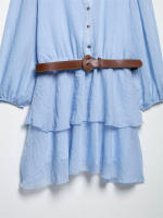 2025 Nueva Moda Femenina Estilo Retro con Cinturón Decorativo en Capas - details 5