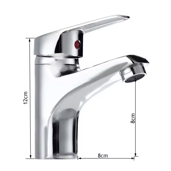 Mezclador de agua fría y caliente, tocador, cocina, montado en cubierta, baño, Palanca única, grifos de fregadero, envío directo - 1