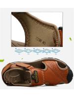 RUNSUN DAILY Sandalias de Verano Hechas a Mano Zapatos Casuales de Playa para Hombres y Mujeres - details 6