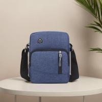 Bolso de hombro para hombre de poliéster DL-30 |   Ligero, blanqueado, impermeable |   Diseño compacto con compartimentos Conector para auriculares | - details 2