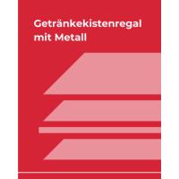 Estantería para cajas de bebidas con metal