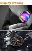 Para Android Ios GPS Track Reloj Inteligente hombres Pantalla ultra HD AMOLED de 1,85 pulgadas, batería grande de 710 mah, llamada Bluetooth, Rastreador GPS para hombres, Pronóstico en tiempo real, Frecuencia card - details 20